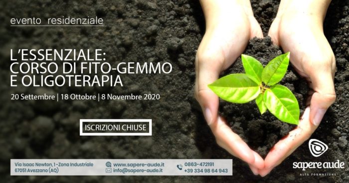 L'ESSENZIALE: CORSO DI FITO-GEMMO E OLIGOTERAPIA