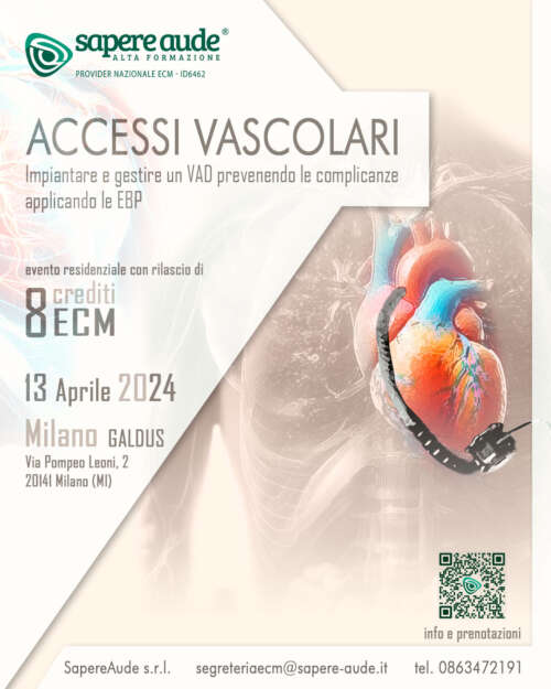 Accessi Vascolari - evento residenziale ECM